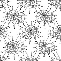 Halloween celebration seamless pattern