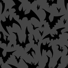 Naklejka premium Halloween celebration seamless pattern