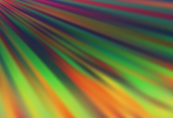 Dark Multicolor, Rainbow vector template with repeated sticks.