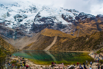 Laguna Humantay en Salkantay, Andes Peruanos, Cusco - Peru