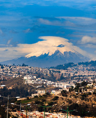 view of cotopaxi volcano