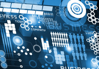 abstract business digital background