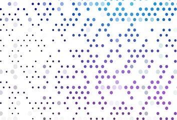 Light Pink, Blue vector backdrop with dots.