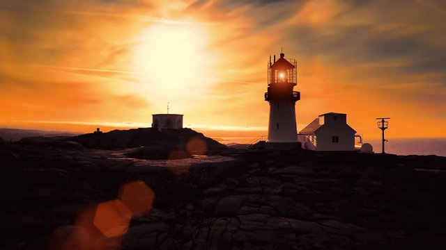 Coastal lighthouse. Lindesnes Lighthouse is a coastal lighthouse at the southernmost tip of Norway.