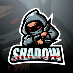 Naklejka na ściany i meble Shadow mascot esport logo design