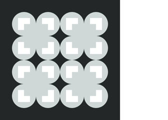 Obraz premium Color geometric design, vector background.