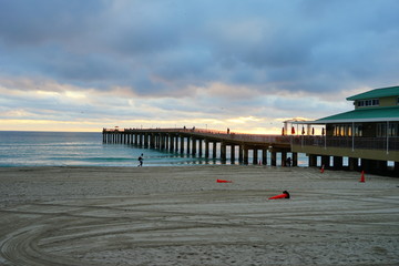 Miami north beach at sun rise