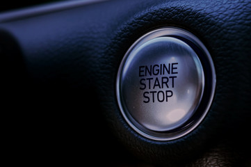 Electronic push to start ignition for a high end luxury vehicle. 