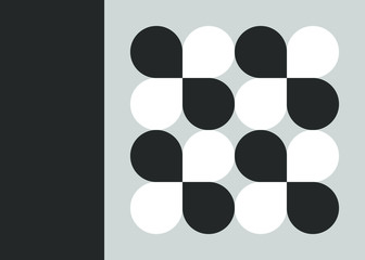 Color geometric design, vector background.