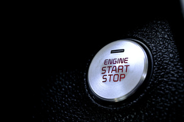 Electronic push to start ignition for a high end luxury vehicle. 