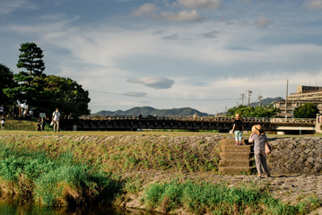 夏の鴨川デルタ