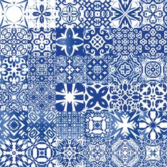 Antique portuguese azulejo ceramic.