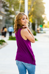 Beautiful Young Woman Outdoor Portrait