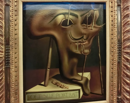 Figueres, Spain - September 15, 2015: Details from Dali's Museum