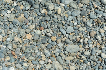 Background. Polished marine gray pebbles