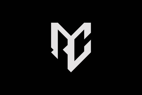 MRC or RMC or RC Logo icon design vector, monogram style, typography 
 design template