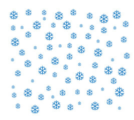 snowflakes pattern background vector illustration