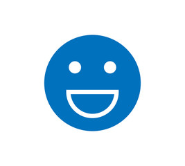 Fototapeta premium Happy emoji icon.Emoticon Icon In Trendy Design Vector Eps 10