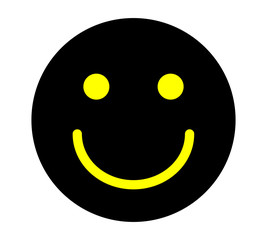 Fototapeta premium Happy emoji icon.Emoticon Icon In Trendy Design Vector Eps 10