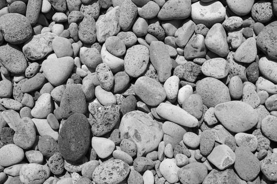 Just stones on the beach
