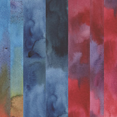 grunge watercolor background with gradient stripes.  - 370902235