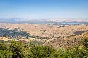 Naklejka premium Panoramic view of Mount Diablo, California