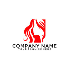 Beauty logo. An elegant logo for beauty, fashion and hairstyle related business. Easy to change color, size and text.
