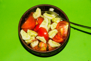 fresh vegetable salad