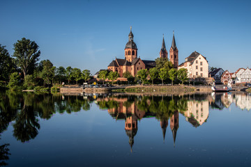 Fototapeta na wymiar Einhard Basilika in Seligenstadt