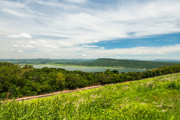 On the reservoir to produce electricity.