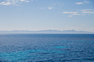 Obraz premium beautiful rocky horizon at sea