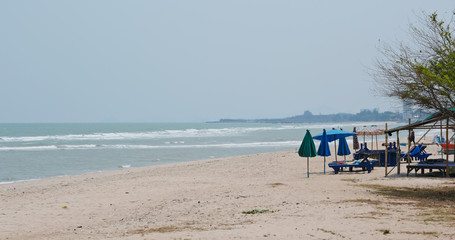 Fototapeta na wymiar Hua Hin Beach