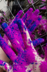 festival of colours in an indian state 