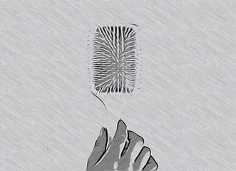Hairbrush cartoon hand drawn illustration