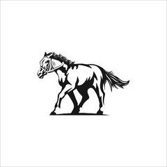 horse logo silhouette icon