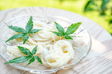 冷やしそうめん/日本の夏・冷麺、素麺/麺類