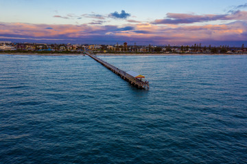 Naklejka premium back at the jetty