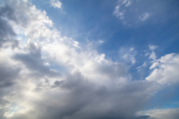 Clouds on the sky as a background.