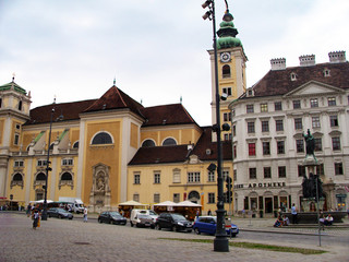 Obraz premium Vienna in front of Palais Kinsky