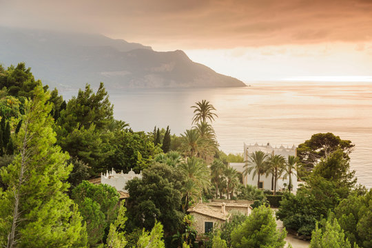 finca  S' Estaca -propiedad del actor Michael Douglas-.Valldemossa, Parque natural de la Sierra de Tramuntana. Mallorca. Islas Baleares. Spain.