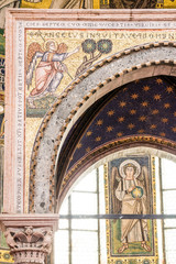 mosaico, Basílica de Santa Eufrasia, siglo VI (declarada Patrimonio de la Humanidad por la Unesco), Porec, - Parenzo-, peninsula de Istria, Croacia, europa