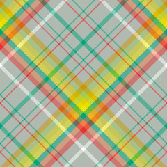 Seamless pattern in simple festive colors for plaid, fabric, textile, clothes, tablecloth and other things. Vector image. 2