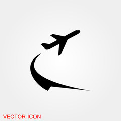 Airport icon design, vector illustration eps graphic
