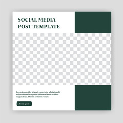 Fototapeta premium Modern Social Media banner template can be edited. Anyone can use this design easily. Promotional web banners for social media. Elegant sale and discount promo - Vector.