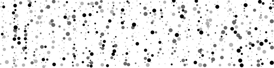 Scattered dense balck dots. Dark points dispersion