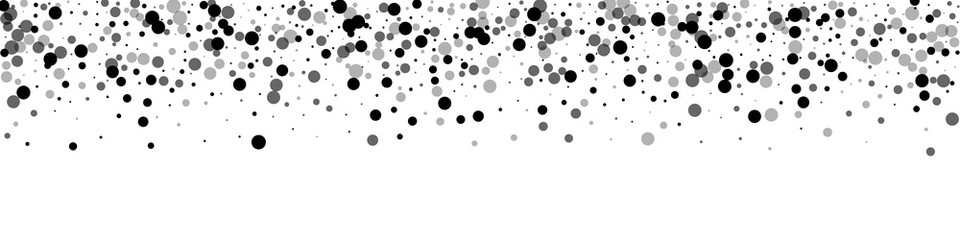 Scattered dense balck dots. Dark points dispersion