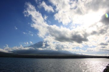 Mt.Fuji from Lake Yamanaka in Yamanashi, JAPAN
山中湖からの富士山、山梨県、日本