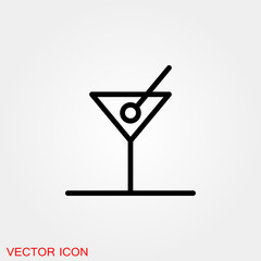 Bar icon. Icons Of Bar Drinks. Black bar drink icons.