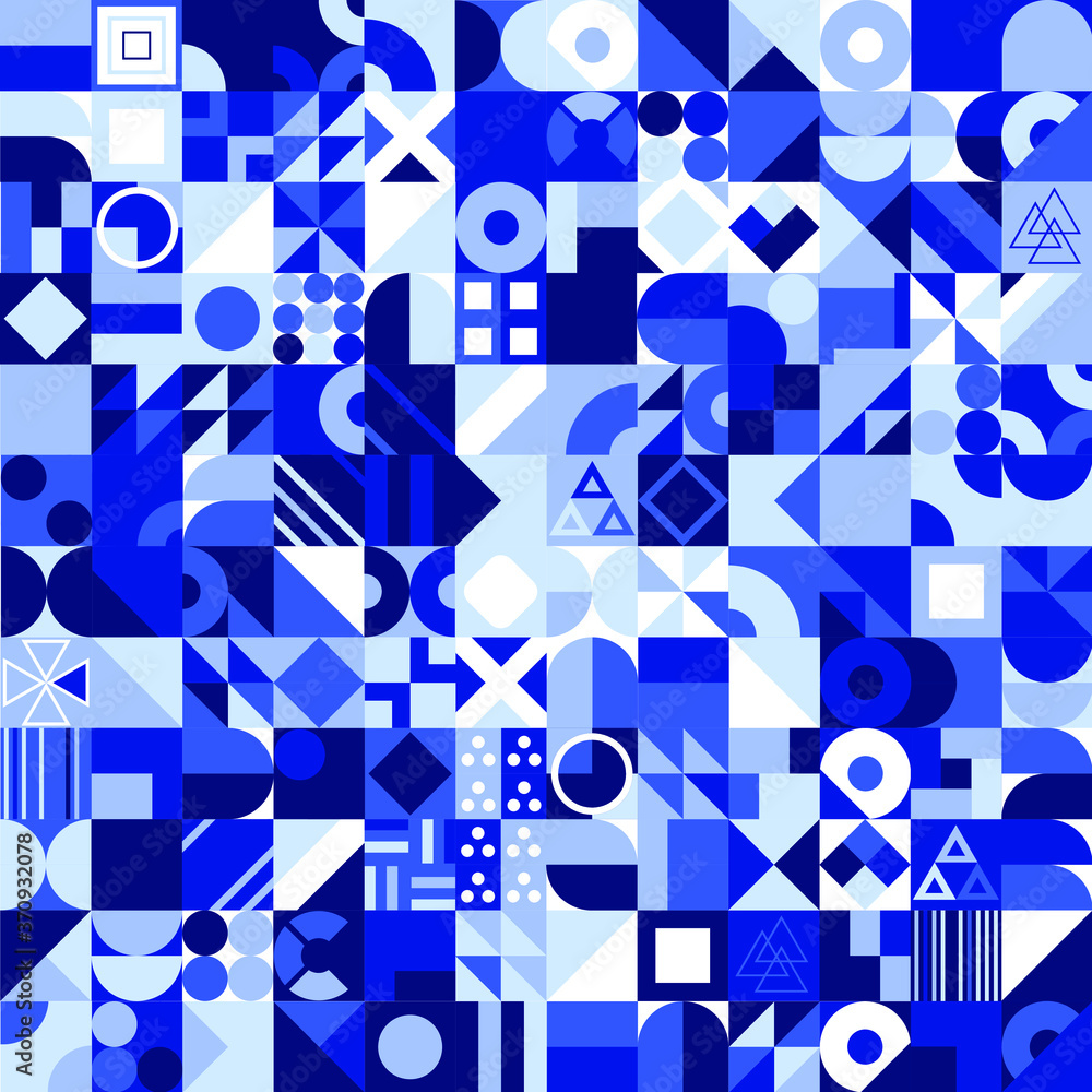 Poster abstract shapes compositions. colorful vector background