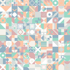 Abstract shapes compositions. Colorful Vector background